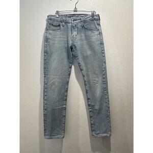 AG Adriano Goldschmied Size 29 Dylan Slim Skinny Blue Light Wash Jeans ALTERED